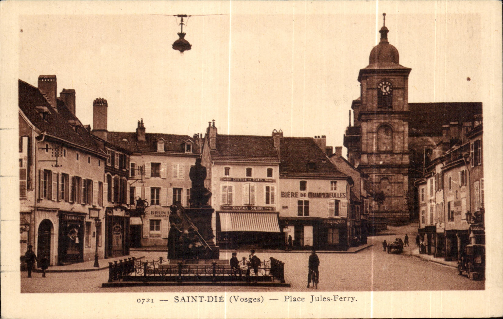 CPA Saint Die Places Jules Ferry