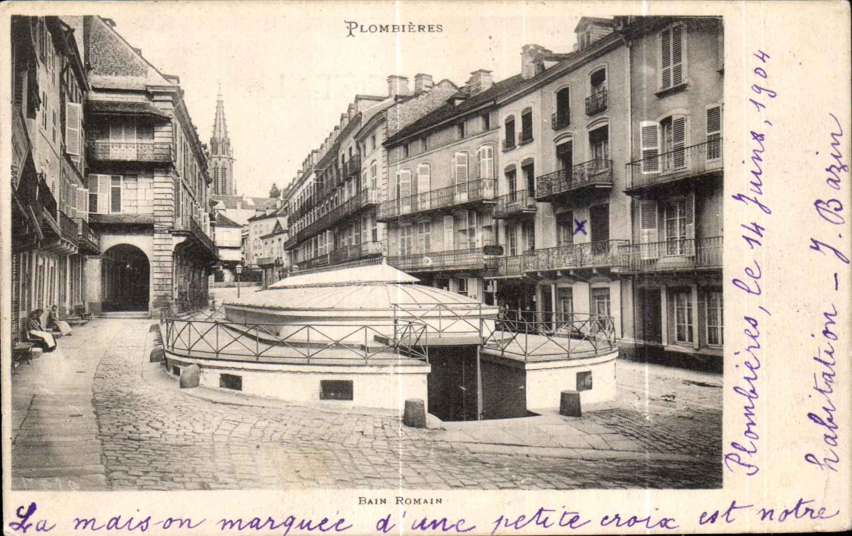CPA Plombieres Bain Romain