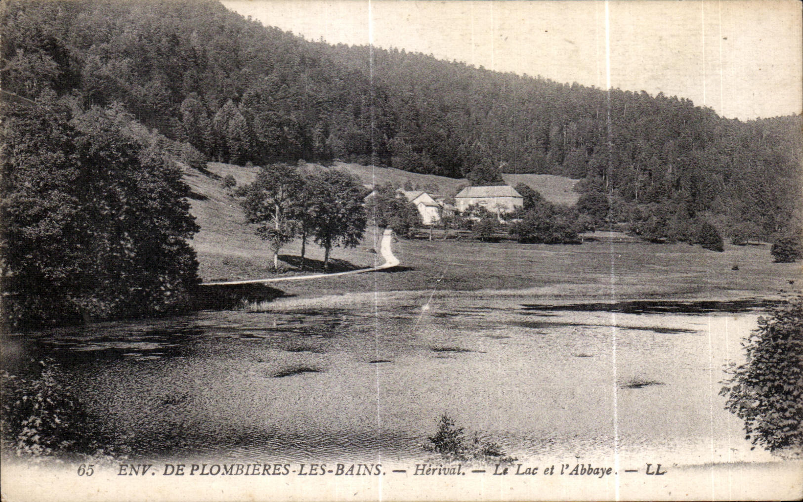 CPA Plombieres Les Bains Herival Le Lac et I Abbaye
