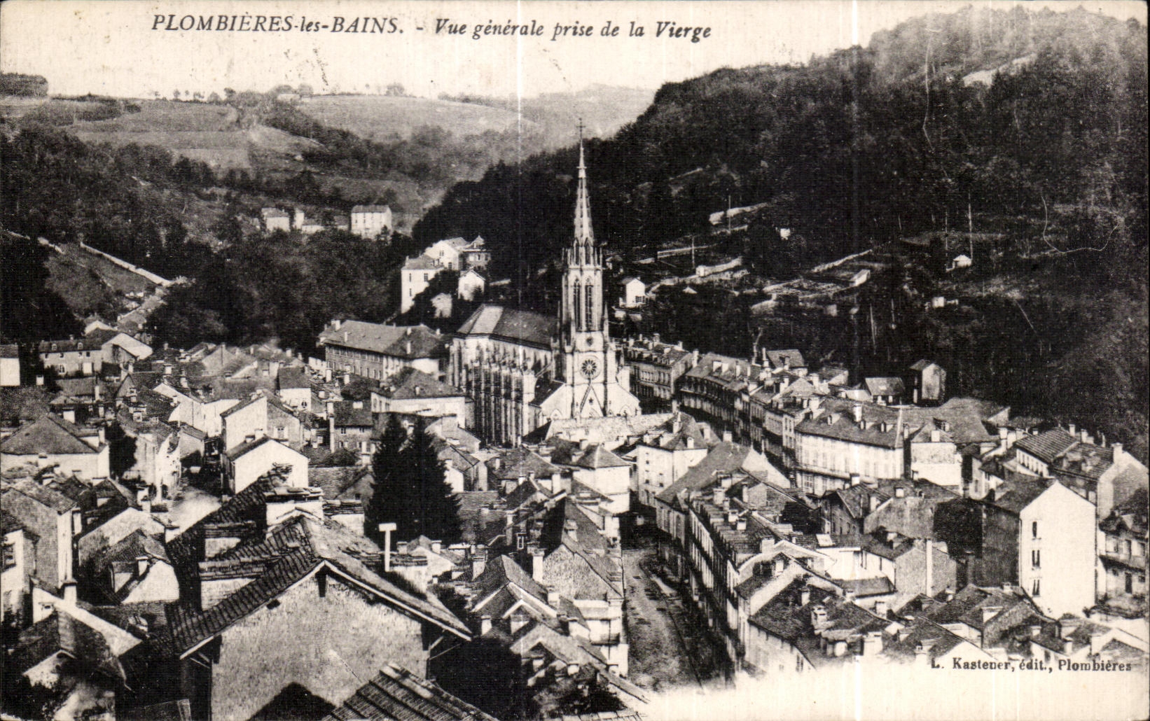 Opinion de Bains de los les de CPA Plombieres tomada de la Virgen