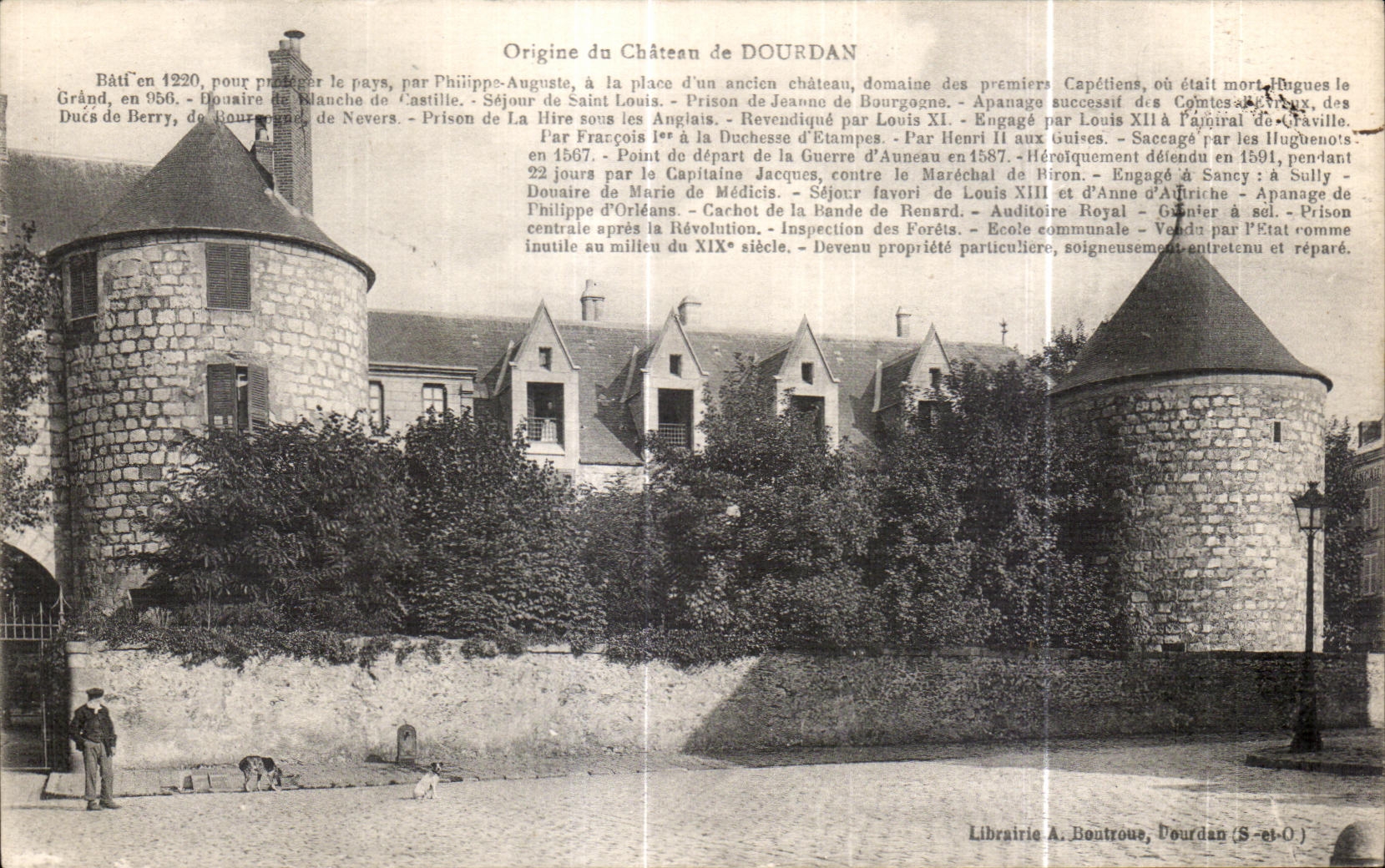 Castillo de CPA de Dourdan