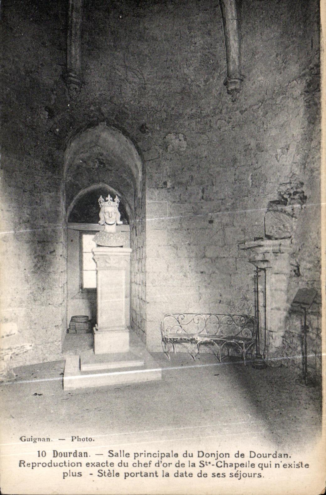 Sitio principal de CPA Dourdan de la subsistencia de la reproduccion exacta de Dourdan del principal oro