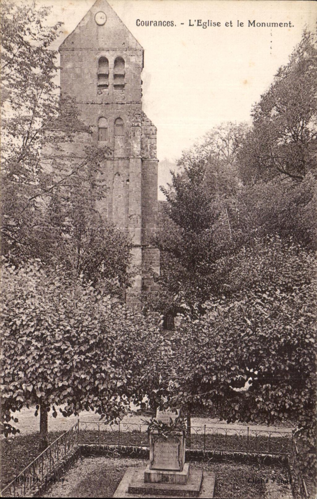 CPA Courances Church and the Monument