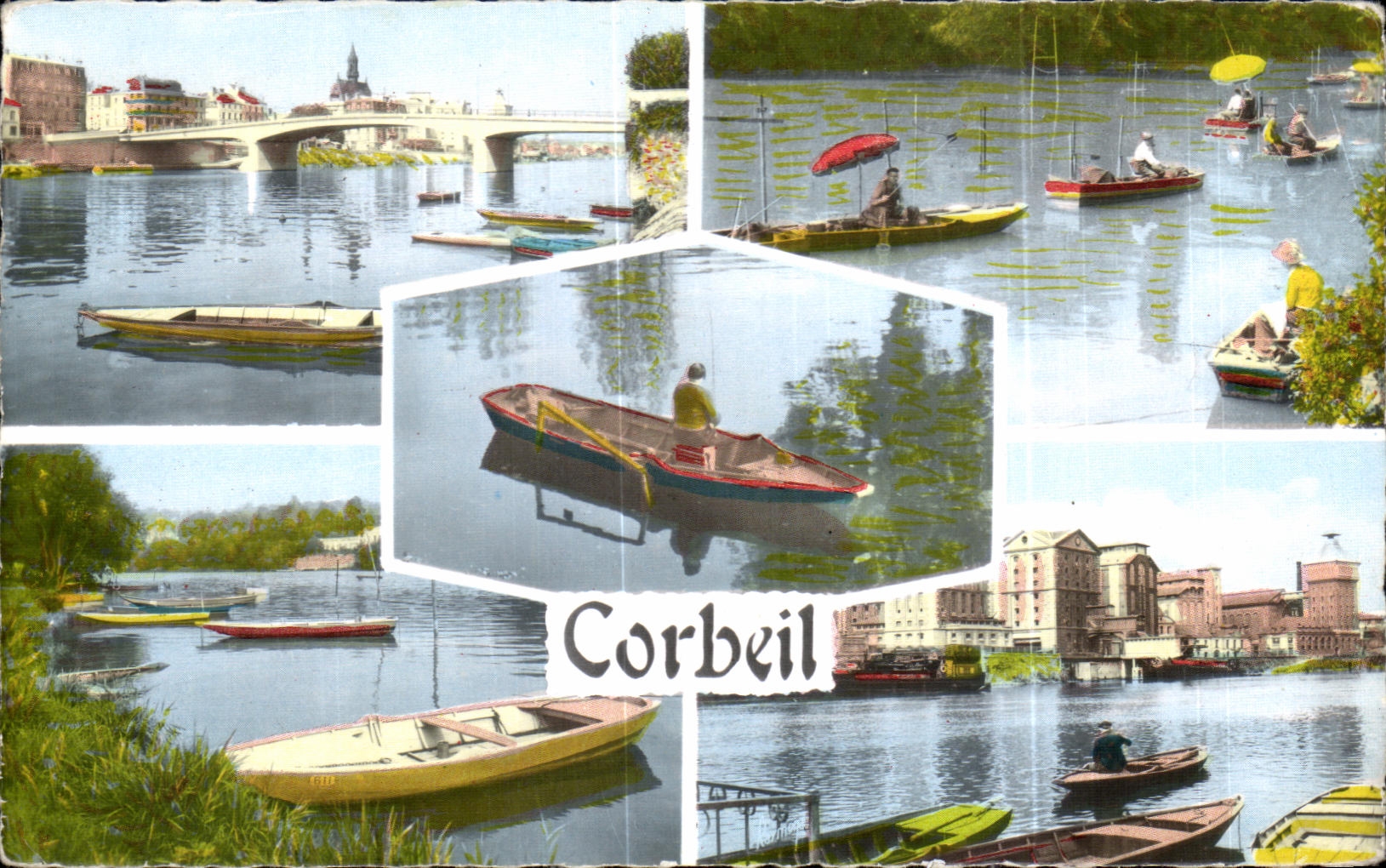 CPA Images of France Corbeil Essonnes edges of the Seine