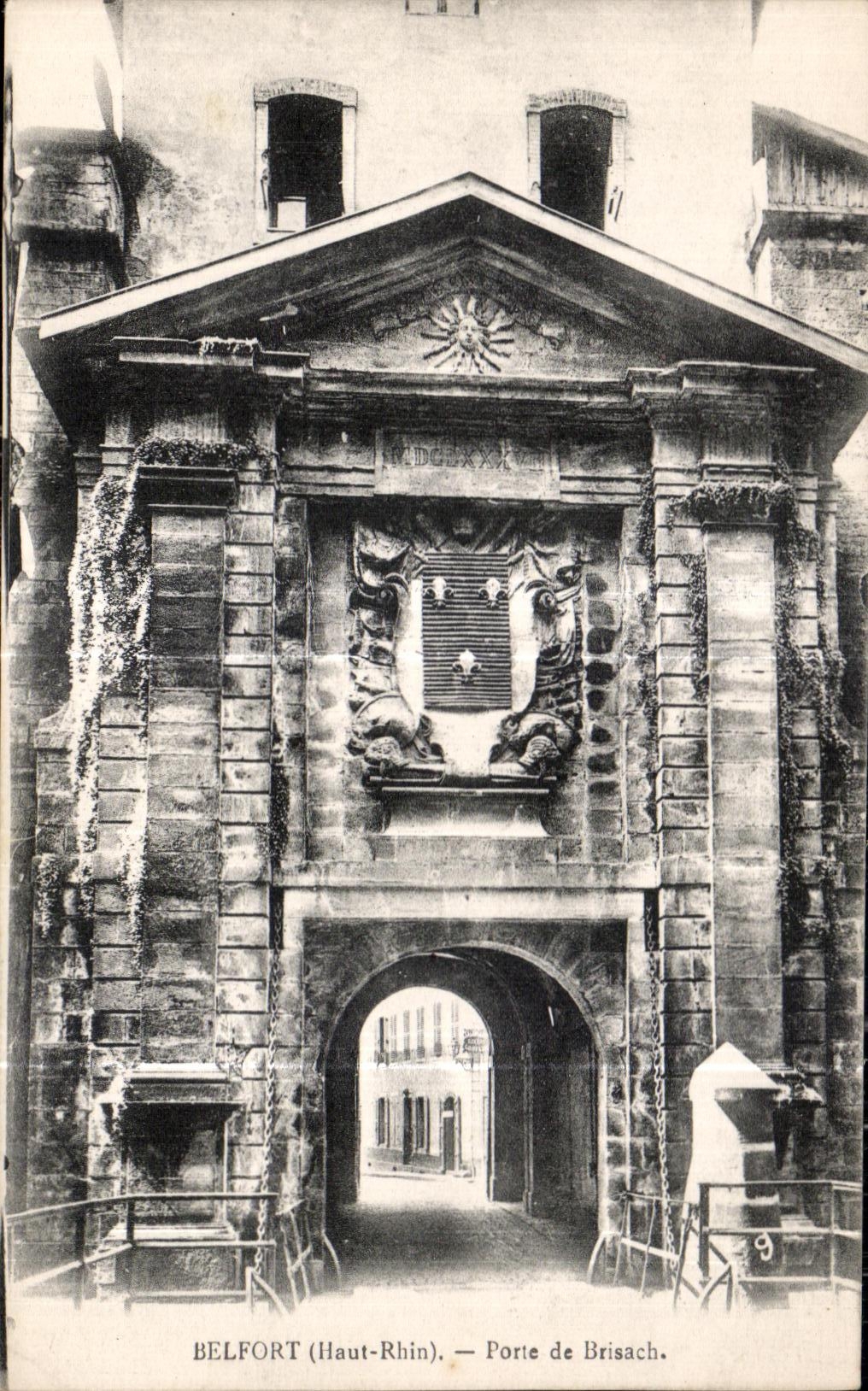 CPA Belfort (the High Rhine) Gate of Brisach