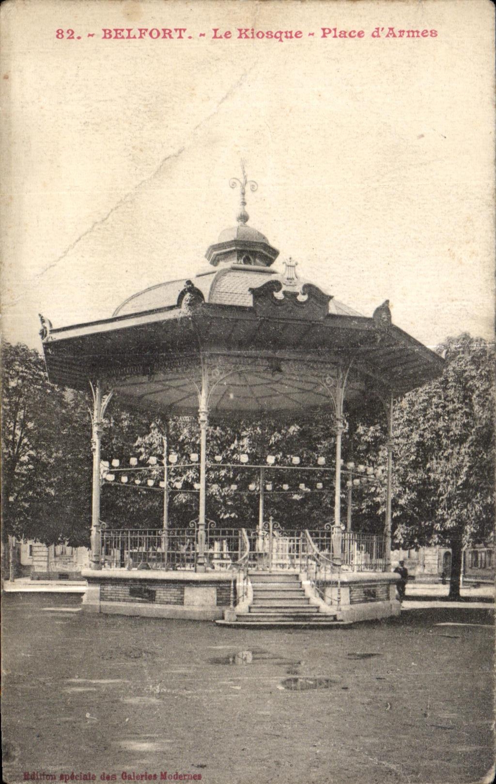 CPA Belfort Le Kiosque Places Armes