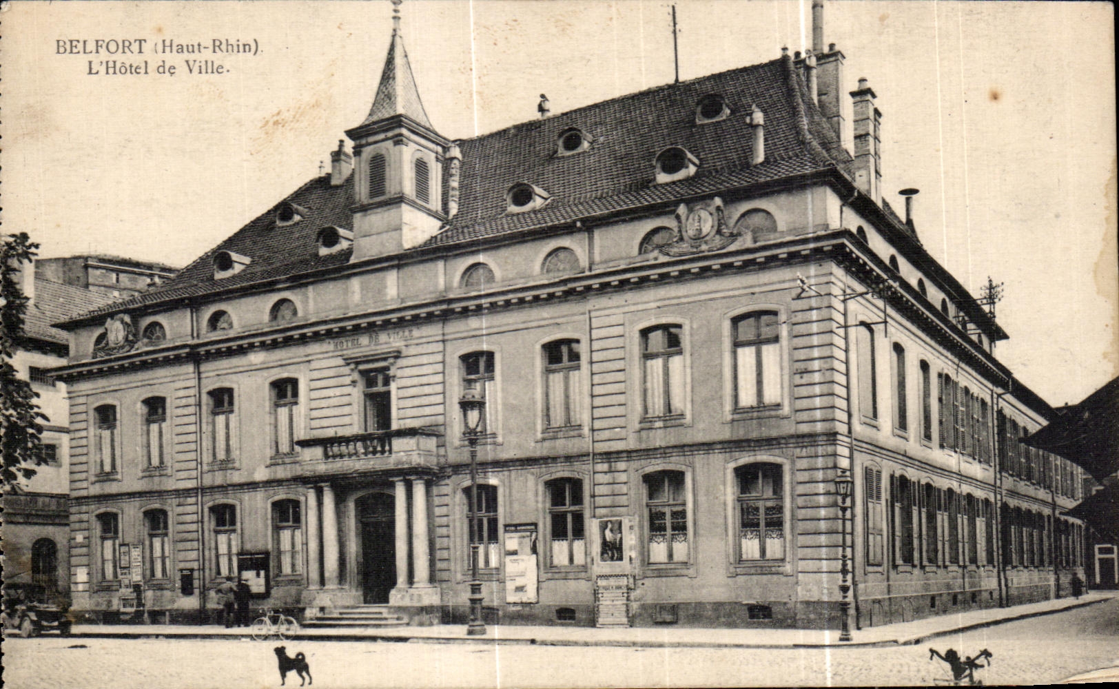 CPA Belfort (the High Rhine) Town hall