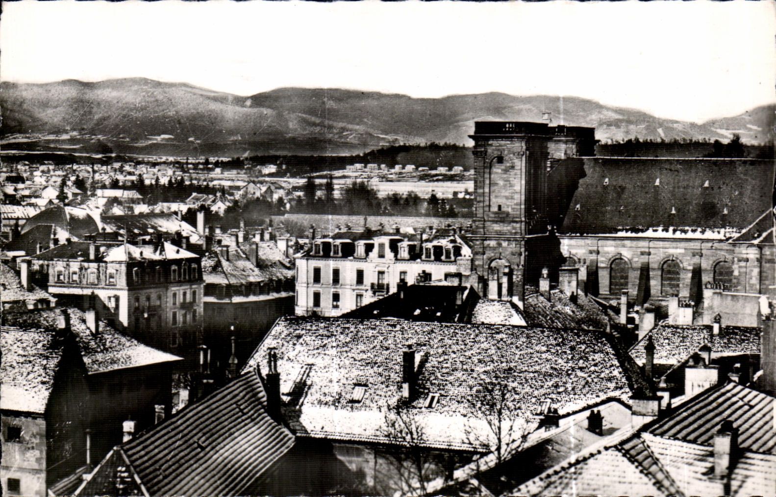 CPA Belfort (Territory) Seen from of the lion Balloon Alsace
