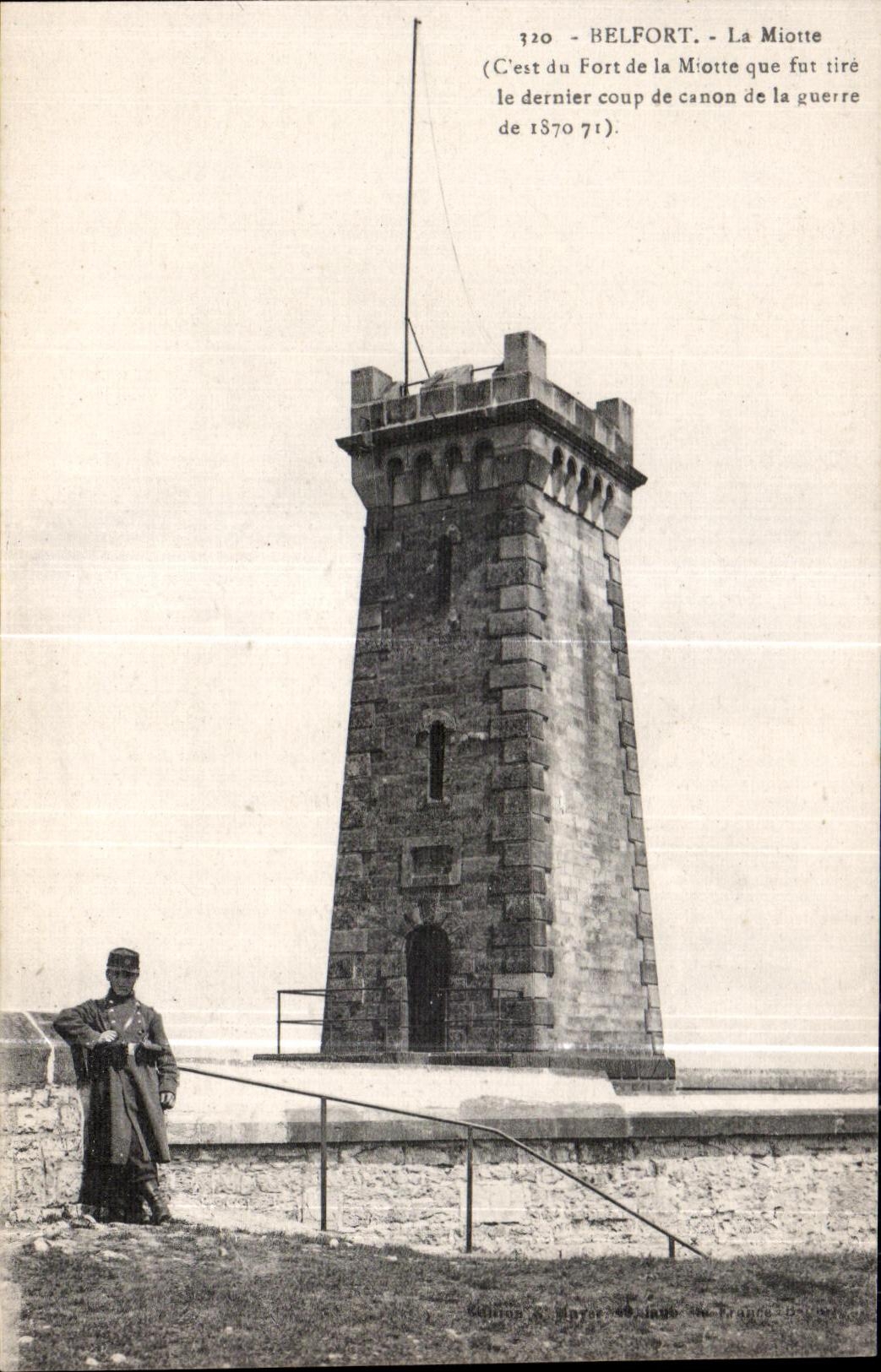 CPA Belfort Miotte Militaria