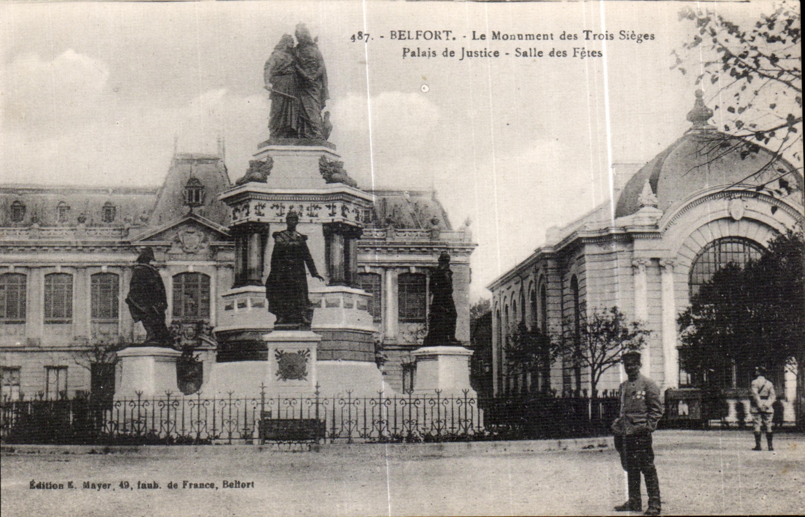 CPA Belfort Le Monument of the Three Seats Law courts Village hall
