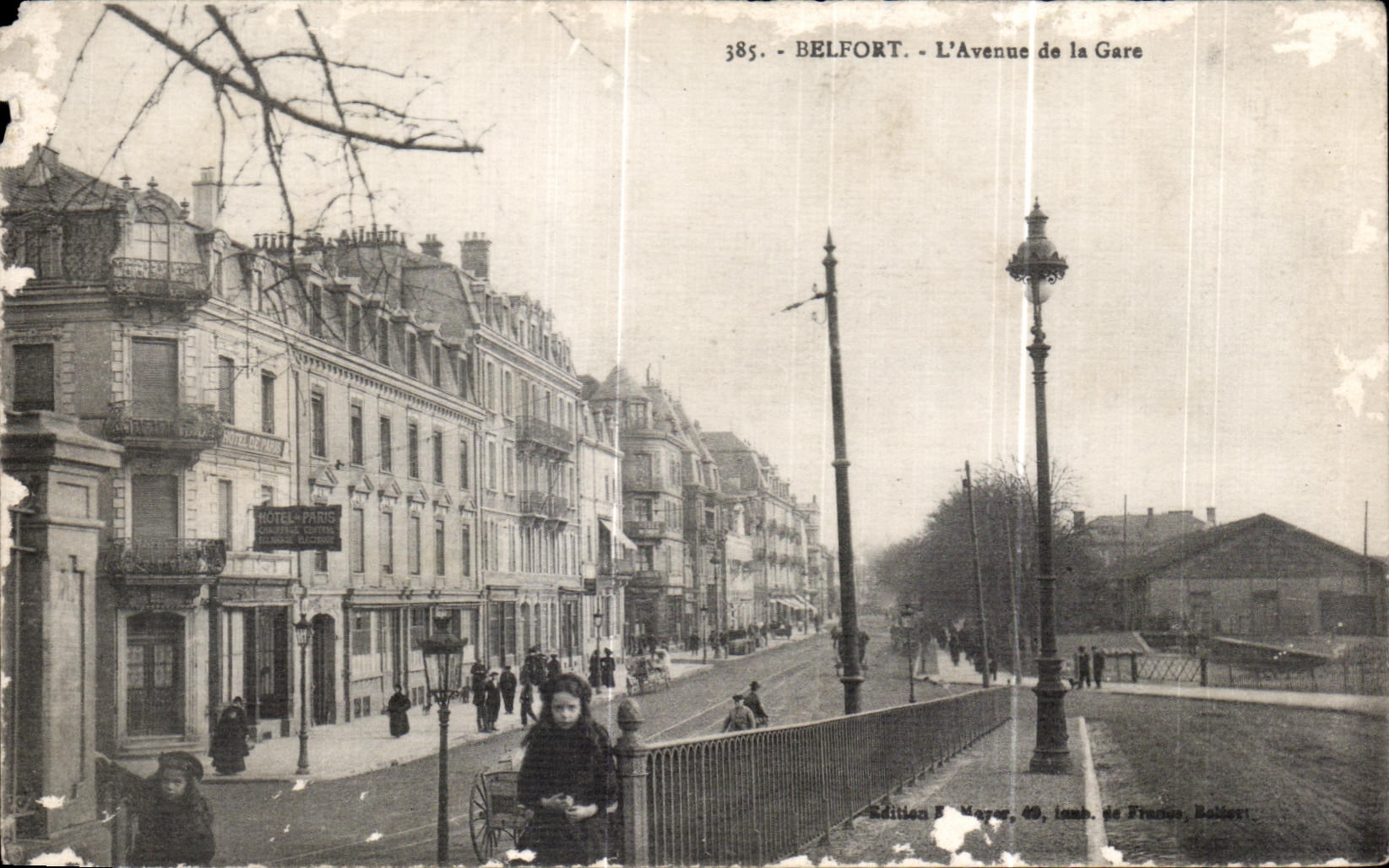 CPA Belfort Which occurred of the Station Children