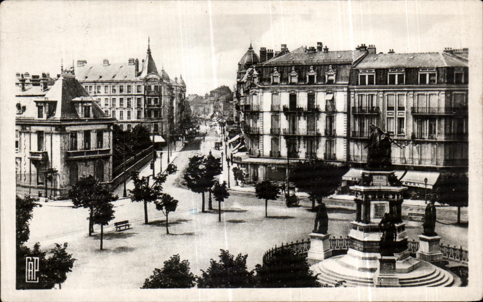 CPA Belfort (Territory) the Place of the Republic and the data base Carnot