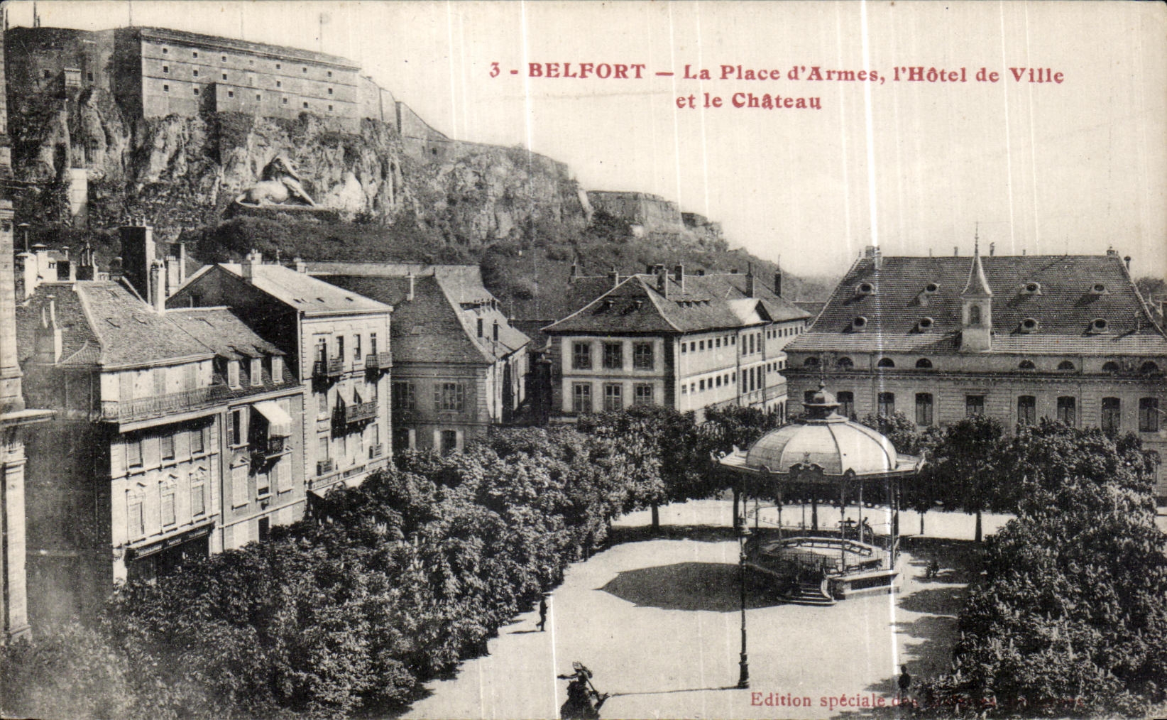CPA Belfort the Place Weapons Town hall and the Castle
