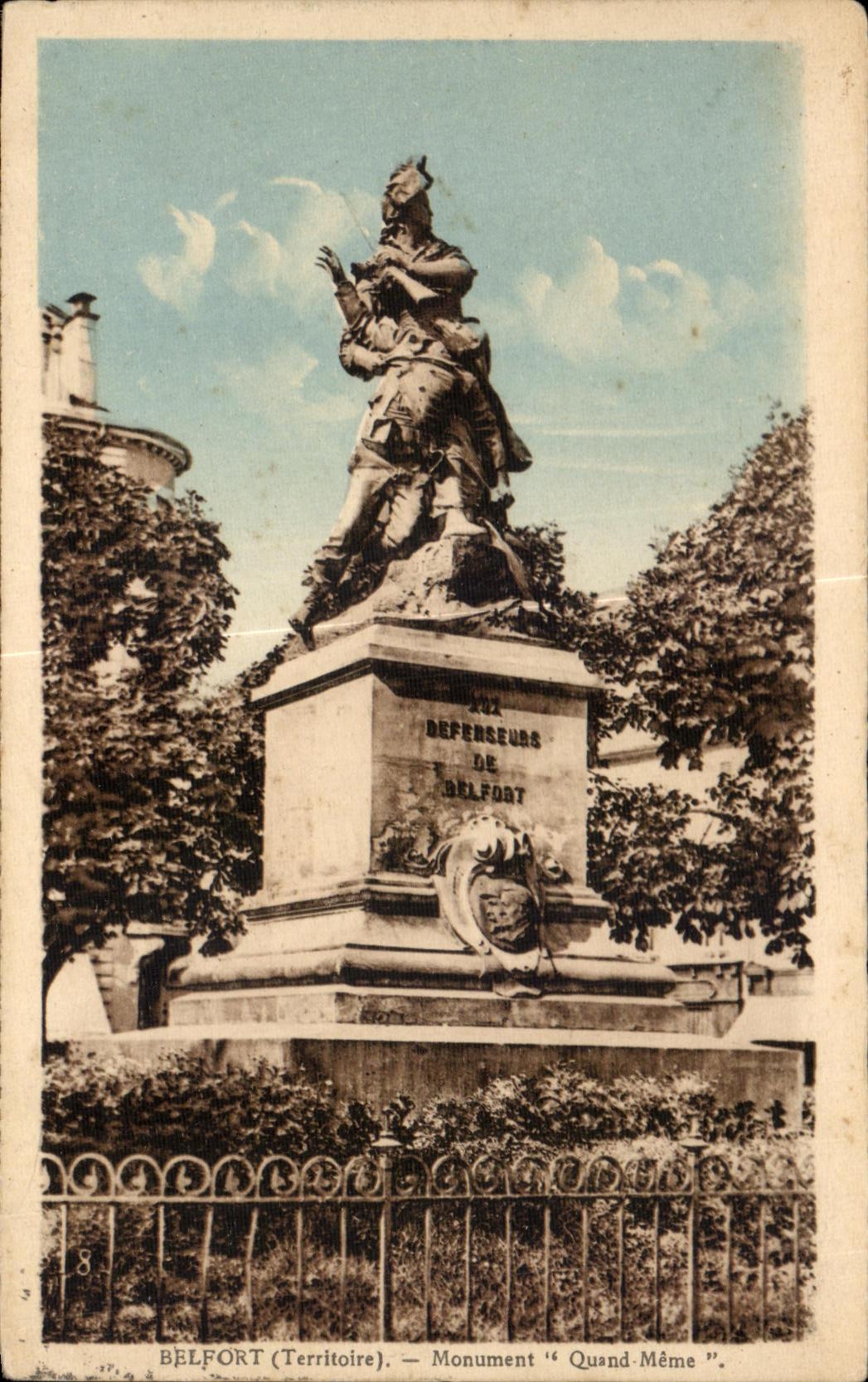 CPA Belfort (Territory) Monument Nevertheless