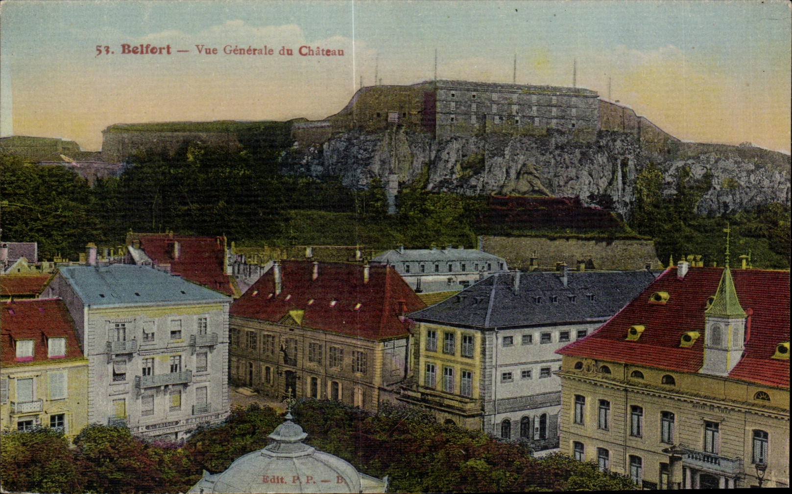 CPA Belfort View of the Castle Lion