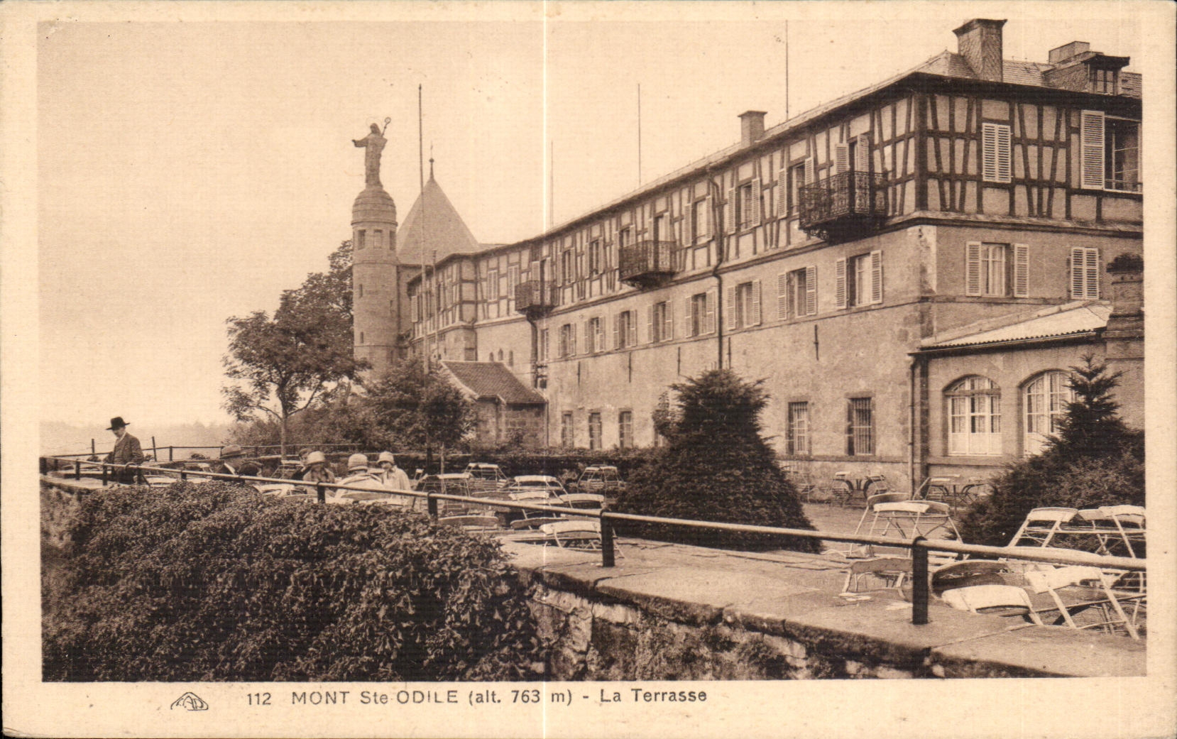 CPA Mount Odile the Terrace