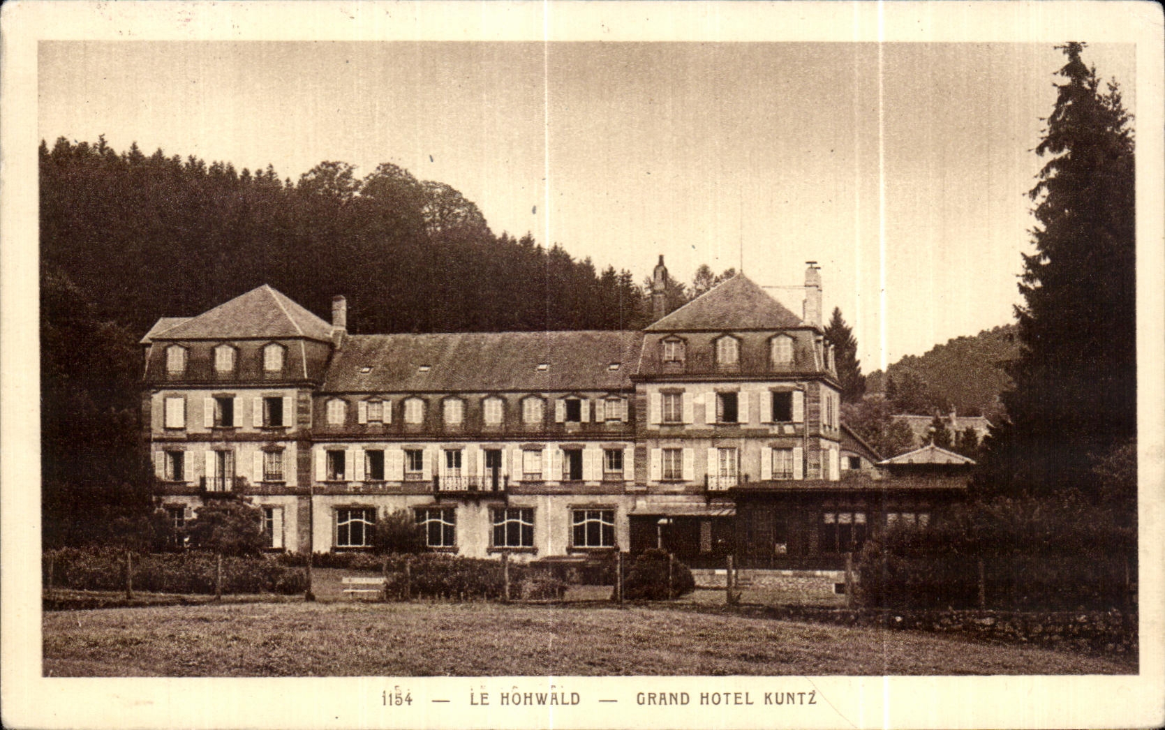 CPA Hohwald Large Kuntz Hotel