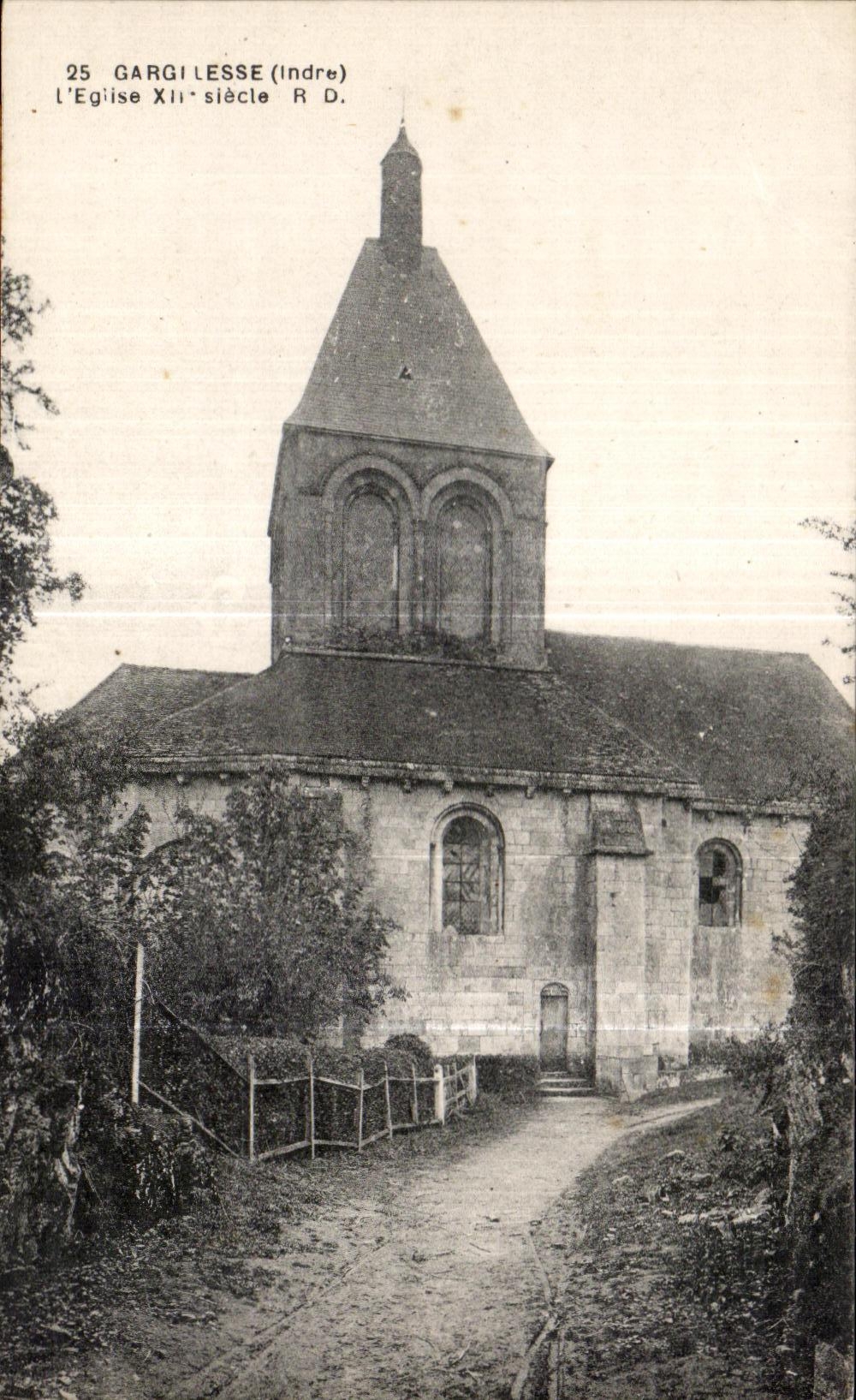 CPA Gargilesse L Eglise
