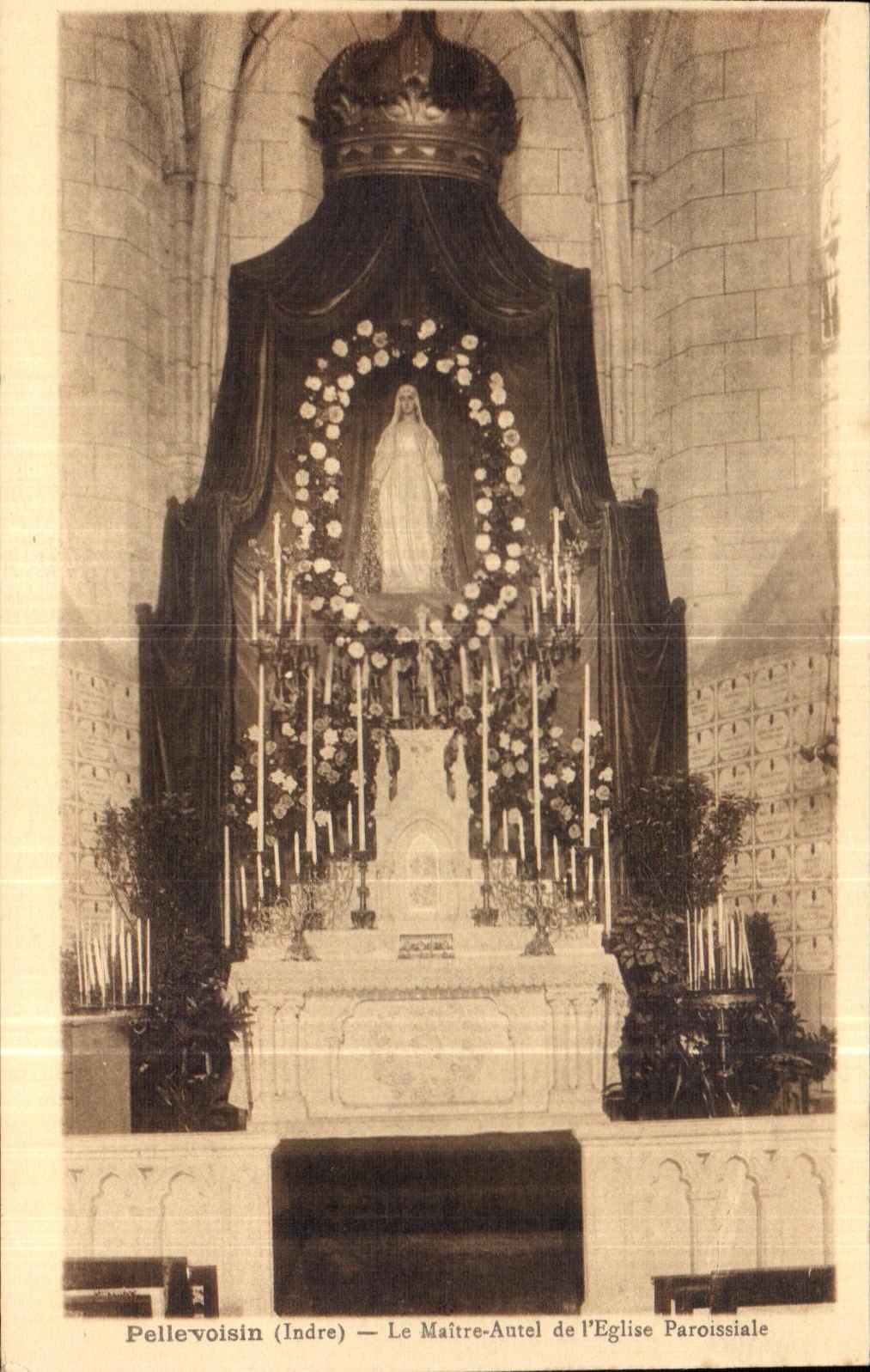 CPA Pellevoisin Le Matire Antel de la iglesia de parroquia de I