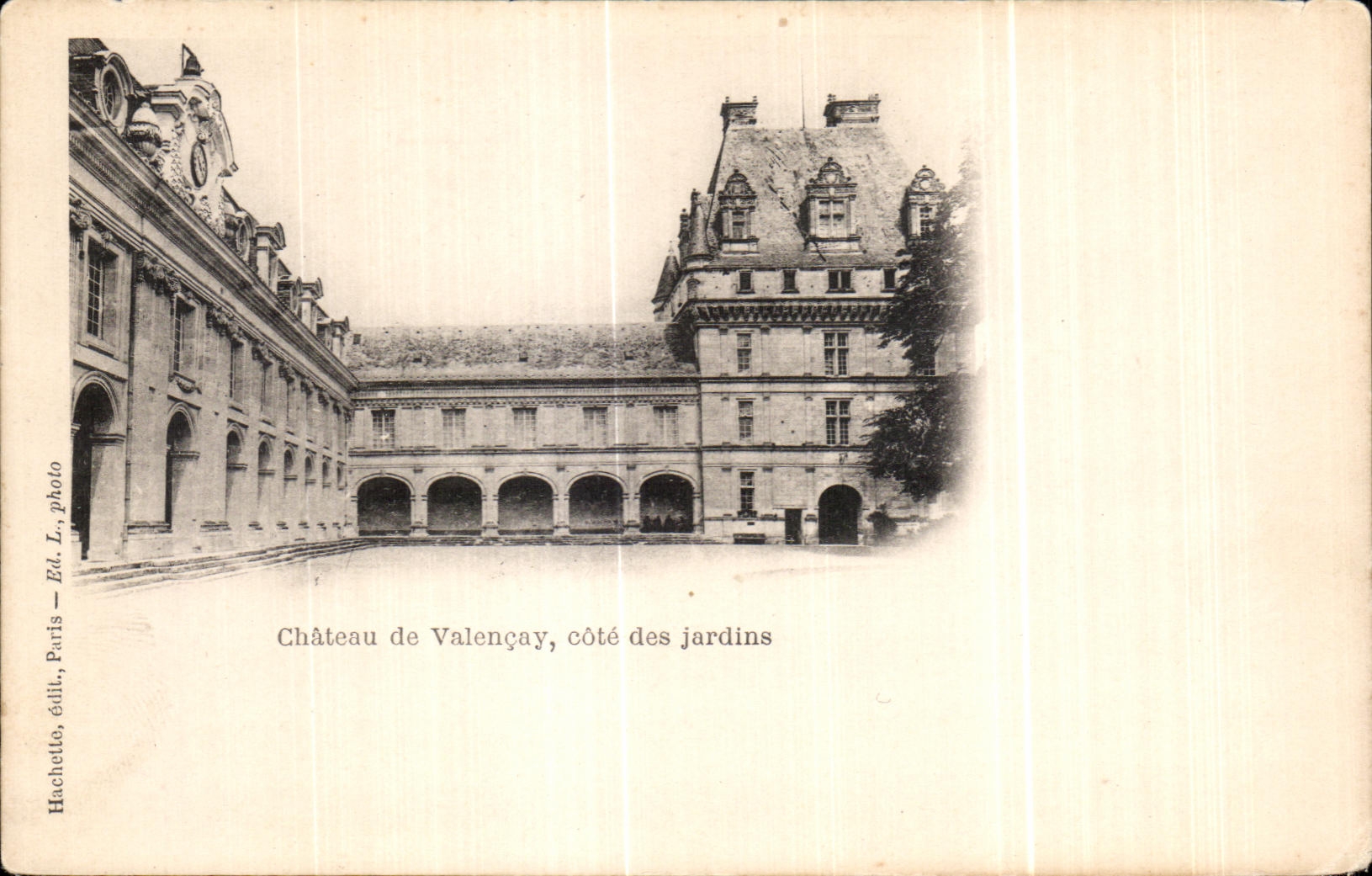 El castillo de CPA de Valencay dimensiona jardines