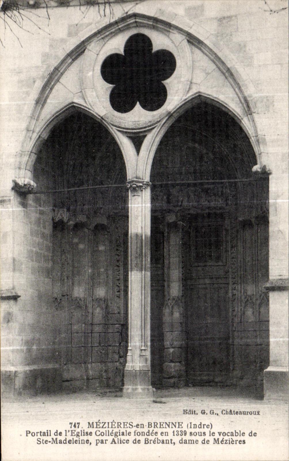 CPA Wall in Brenne Gate of I founded Collegiate Church in 1339