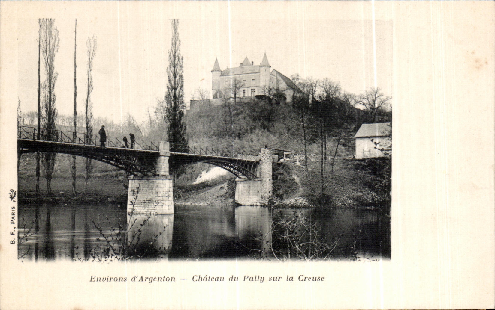 CPA Surroundings Nickle silver Castle of Pally on the Hollow one