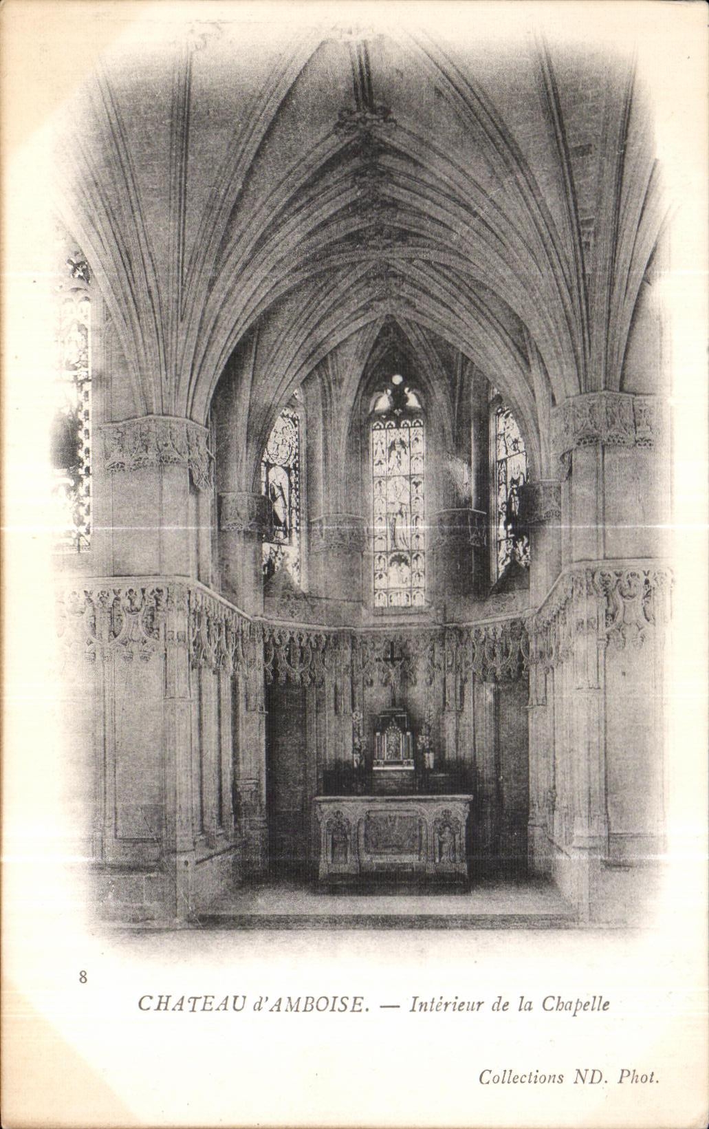 Castillo Amboise interior de CPA de la cAmara acorazada