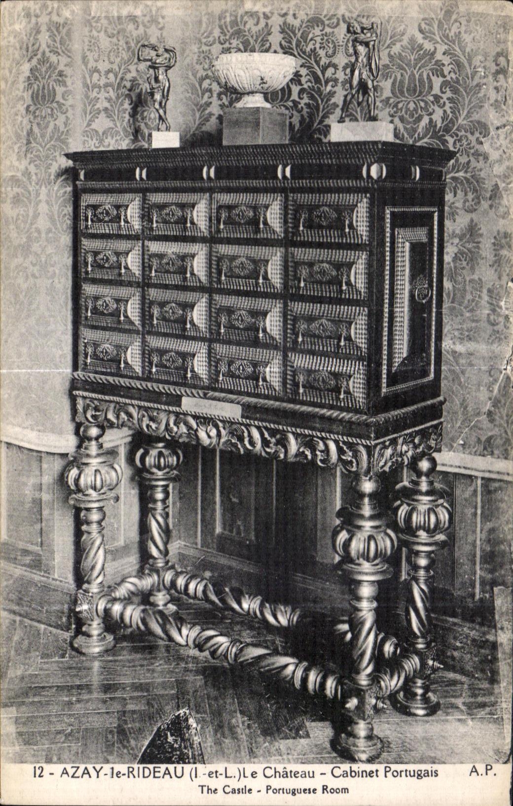 Gabinete de CPA Azay Rideau Le Castle portuguese el Casstle