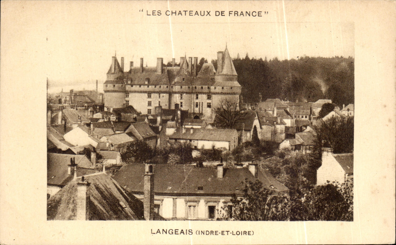 Castillos de CPA de Langeais Francia