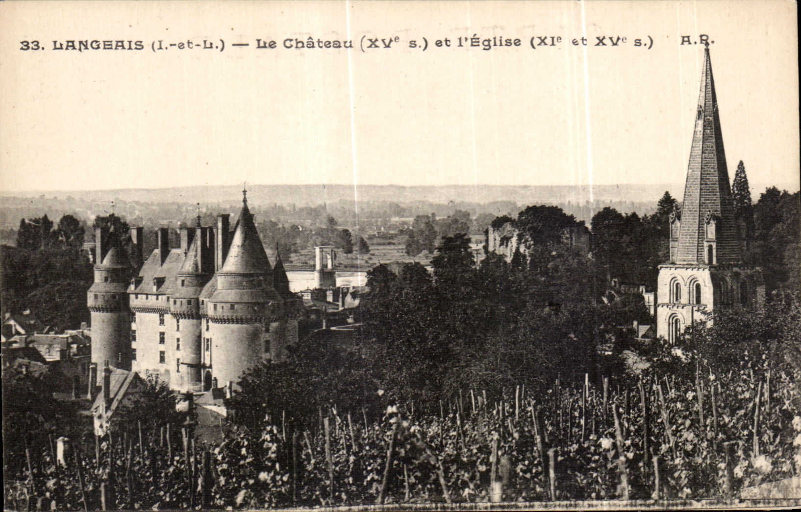 Iglesia de CPA Langeais Le Castle I