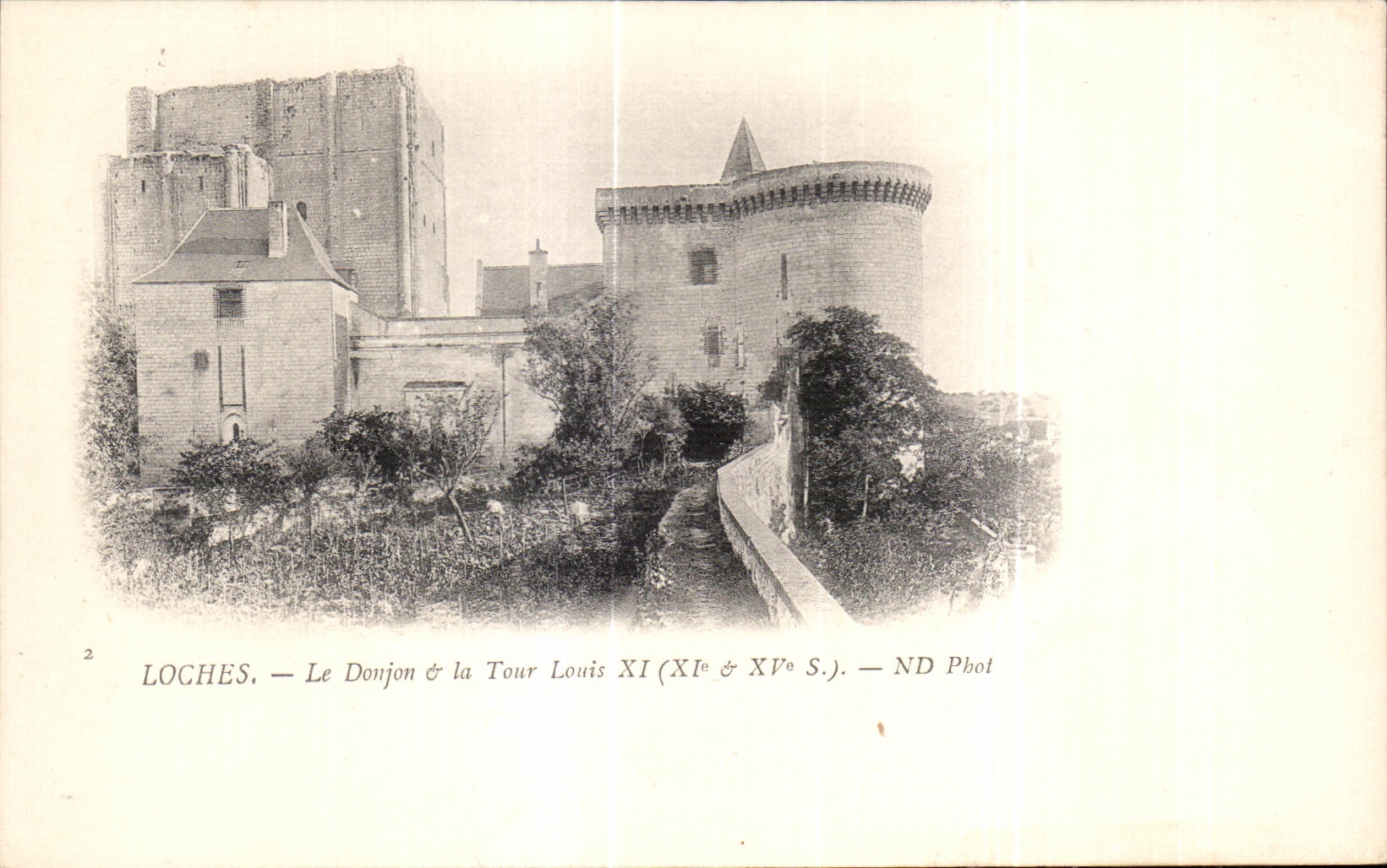 CPA Loches Le Keep the Tower Louis XI (XI XV S)