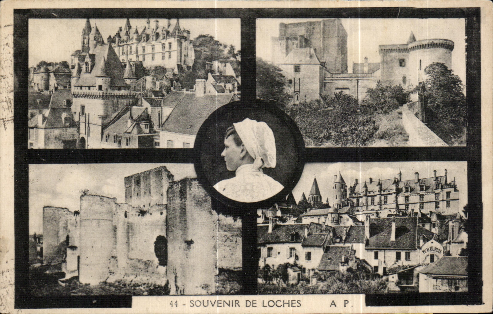 CPA Souvenir Of Loaches Folklore Costume