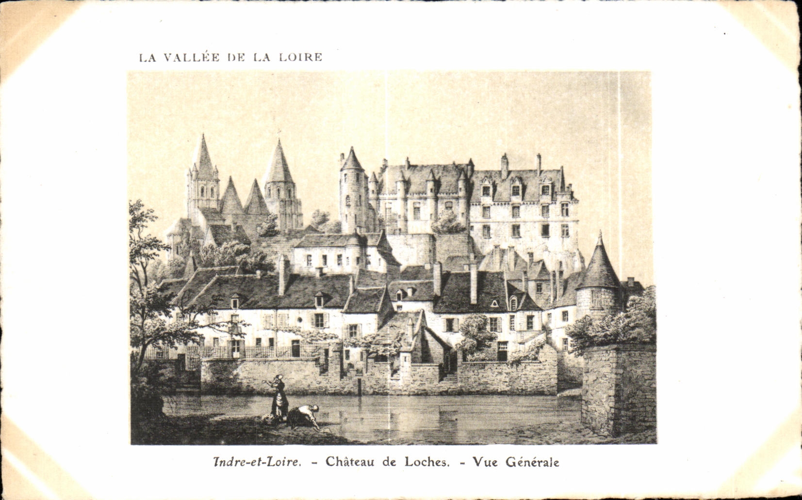 CPA Indre and the Loire Castle of Loaches View