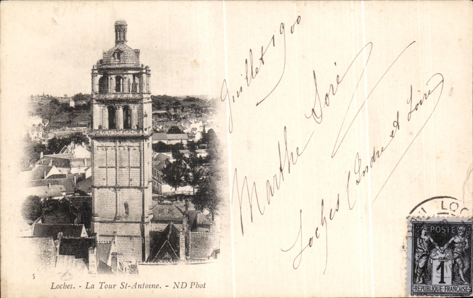 CPA Loaches the Tower St Antoine