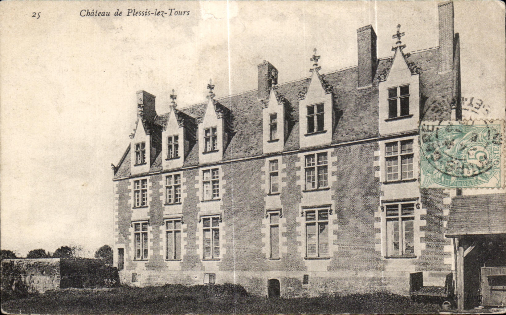 CPA Chateau du Plessis les Tours