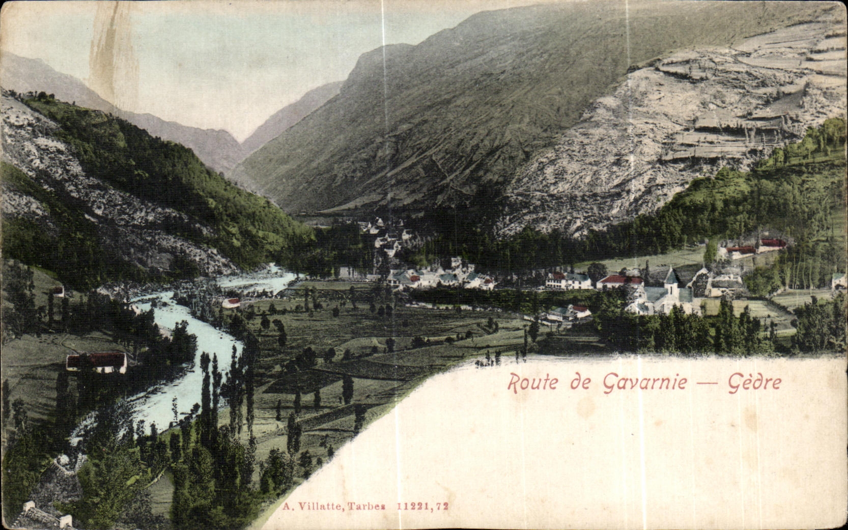 CPA Gavarnie Gedre Road