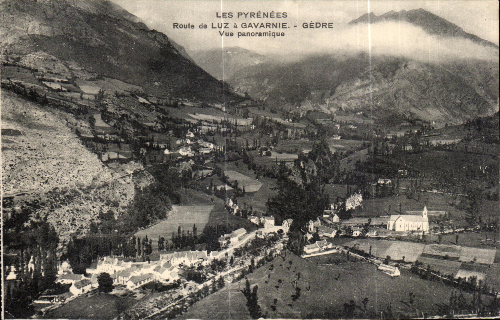 CPA Gavarnie the Pyrenees Route of Luz has Gedre