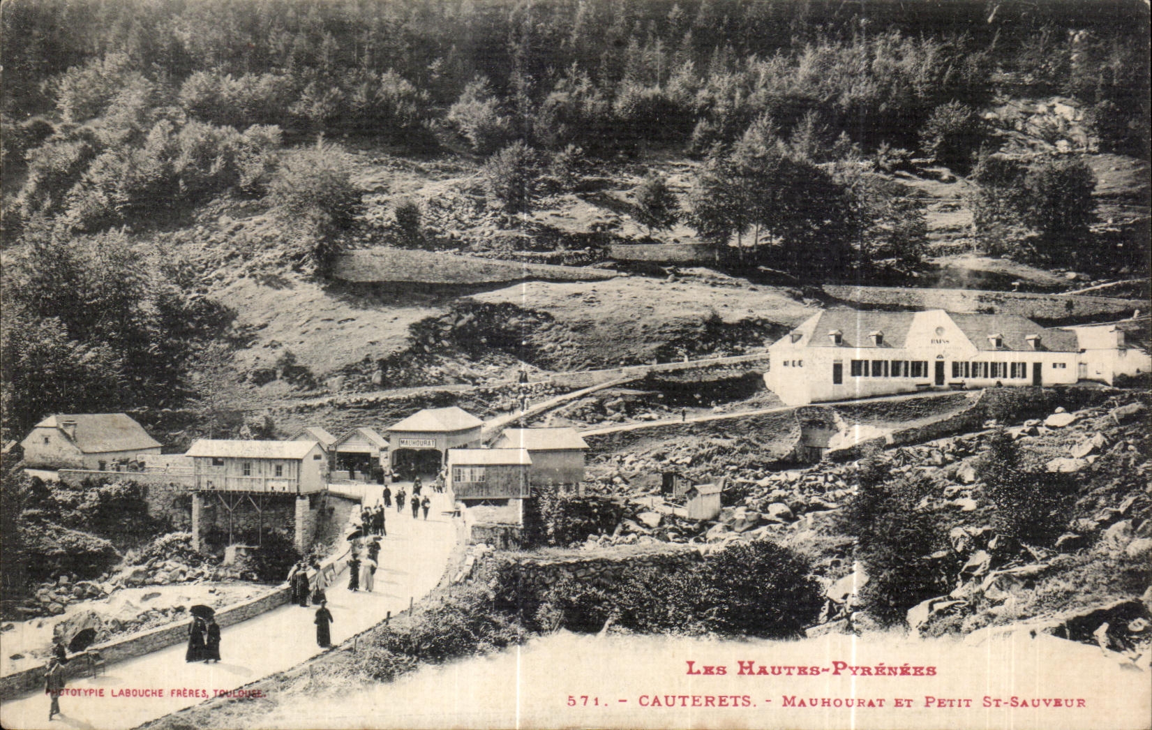 CPA the High Pyrenees Cauterets Mauhourat And Petit St Saver