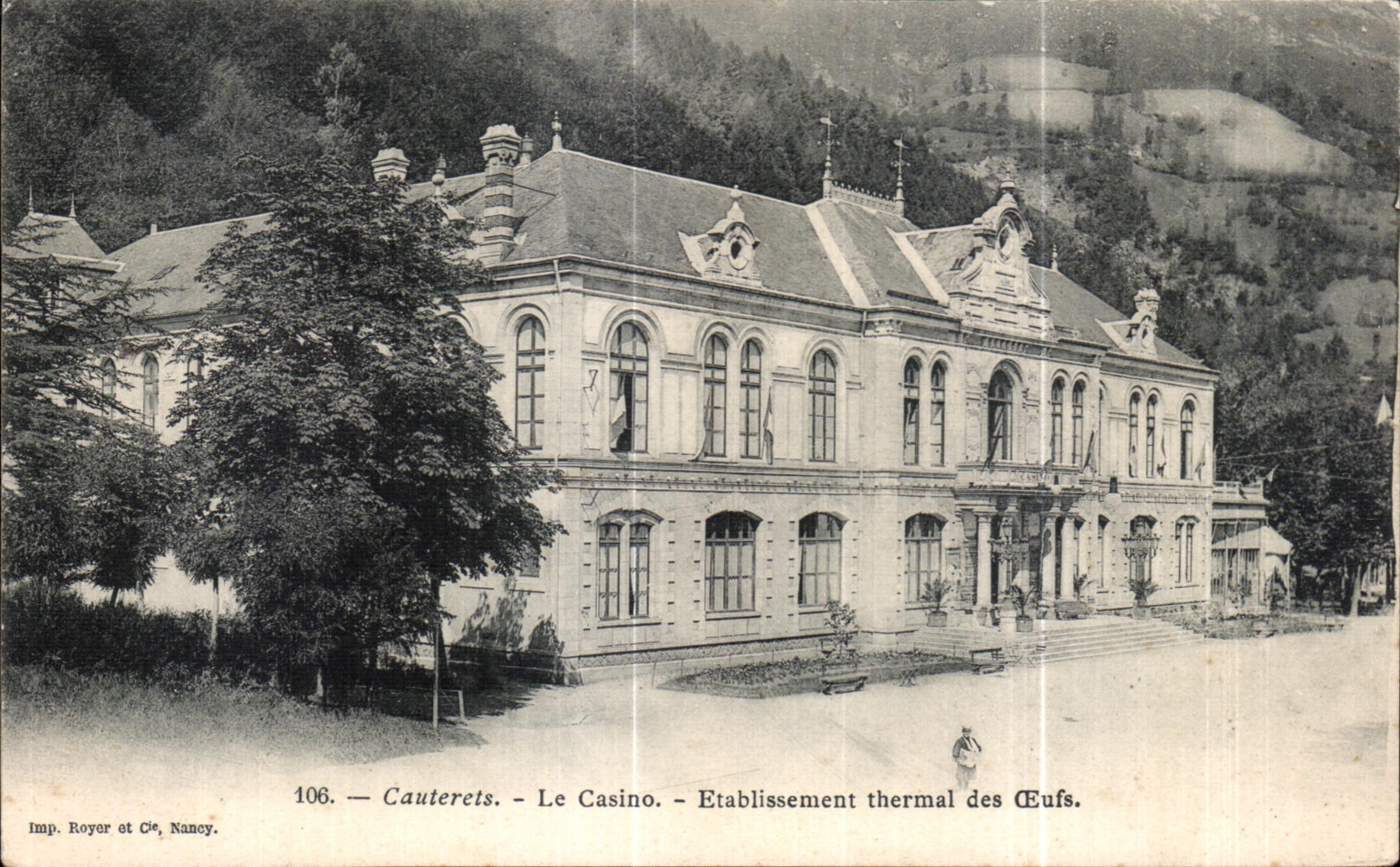 CPA Cauterets Le Casino Hydropathic establishment of Eggs