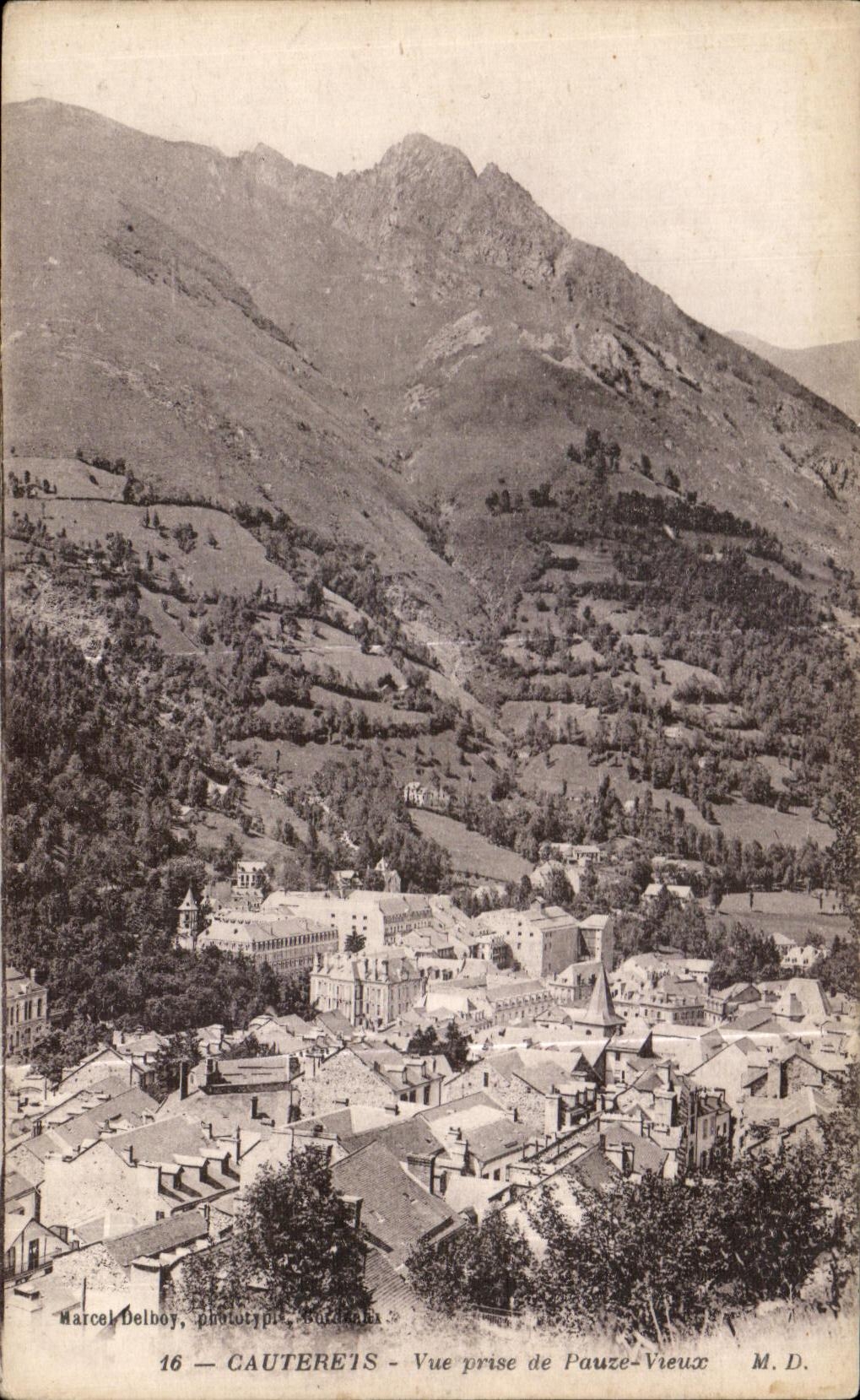 CPA Cauterets Seen from of Old Pauze