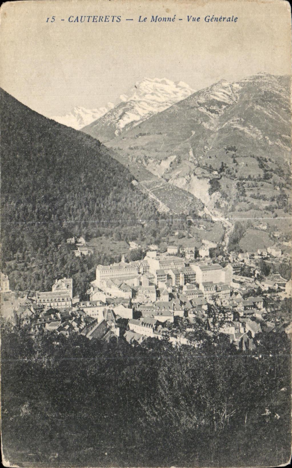 CPA Cauterets View Monne