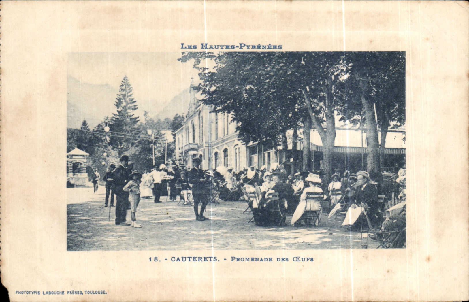 CPA Cauterets the High Pyrenees Walk Of eggs