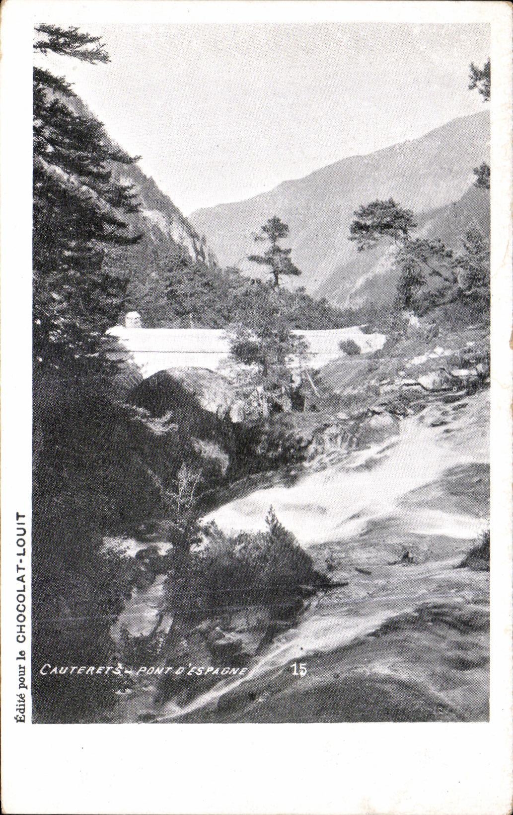 CPA Cauterets Bridge Spain