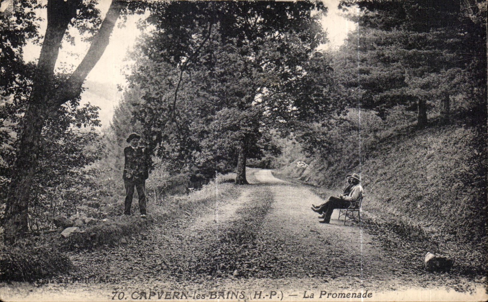 CPA Capvern les Bains the Walk