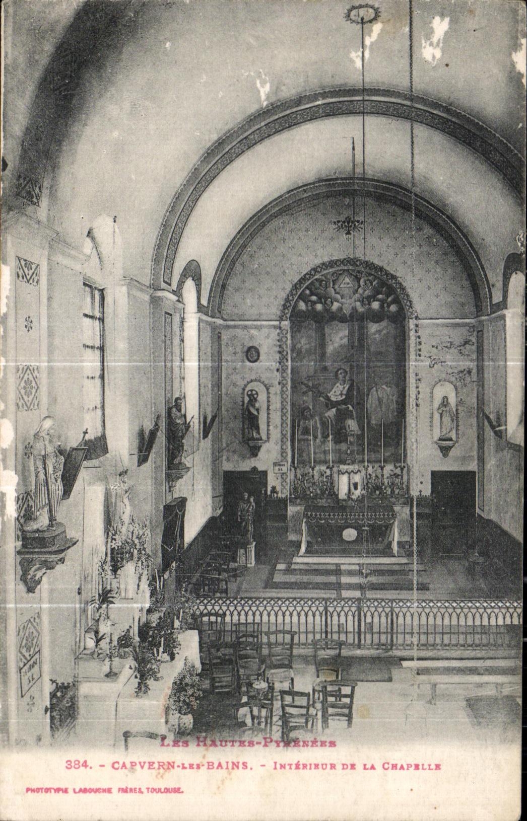 CPA Capvern les Bains Interior of the vault