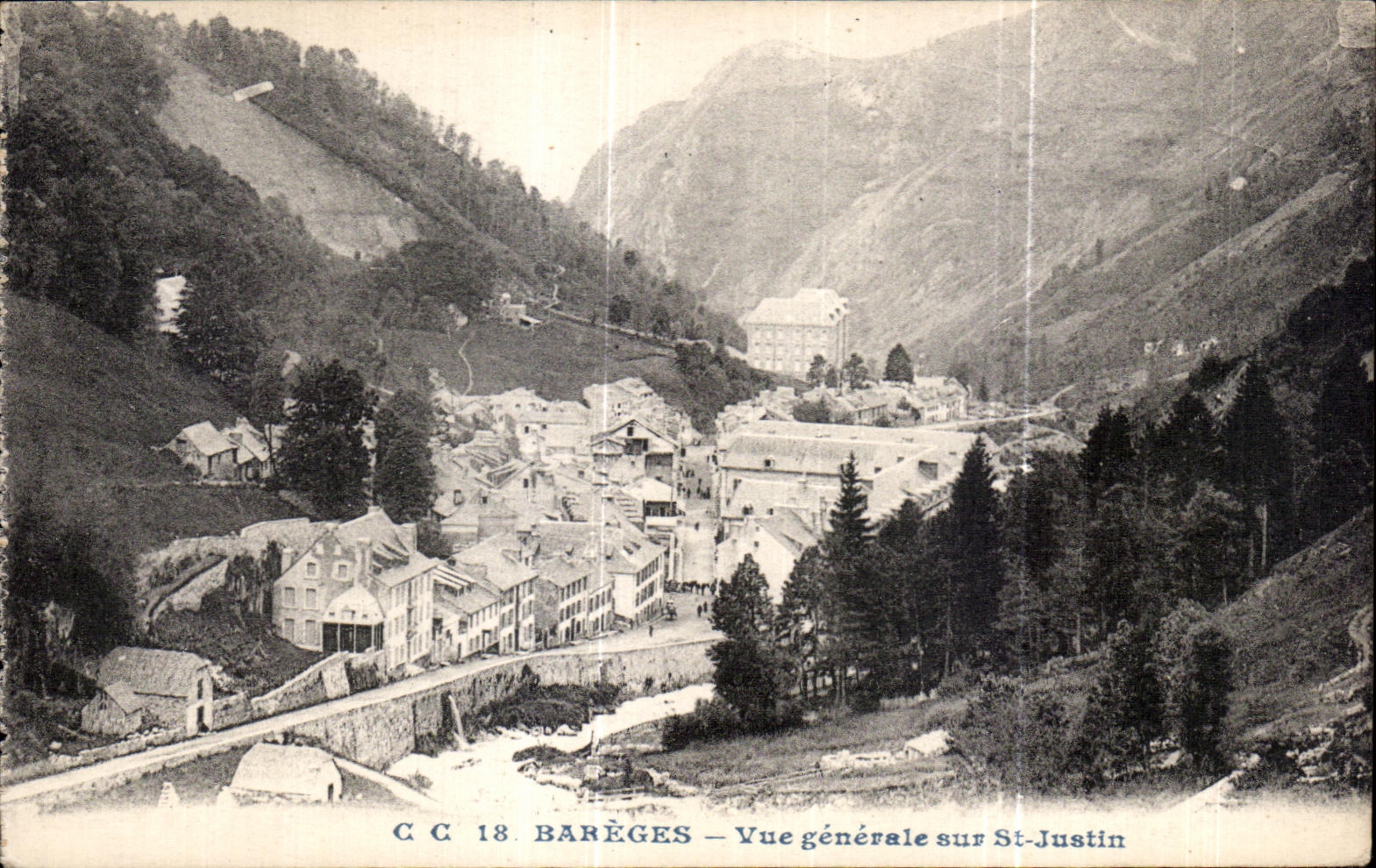 CPA Bareges View on St Justin