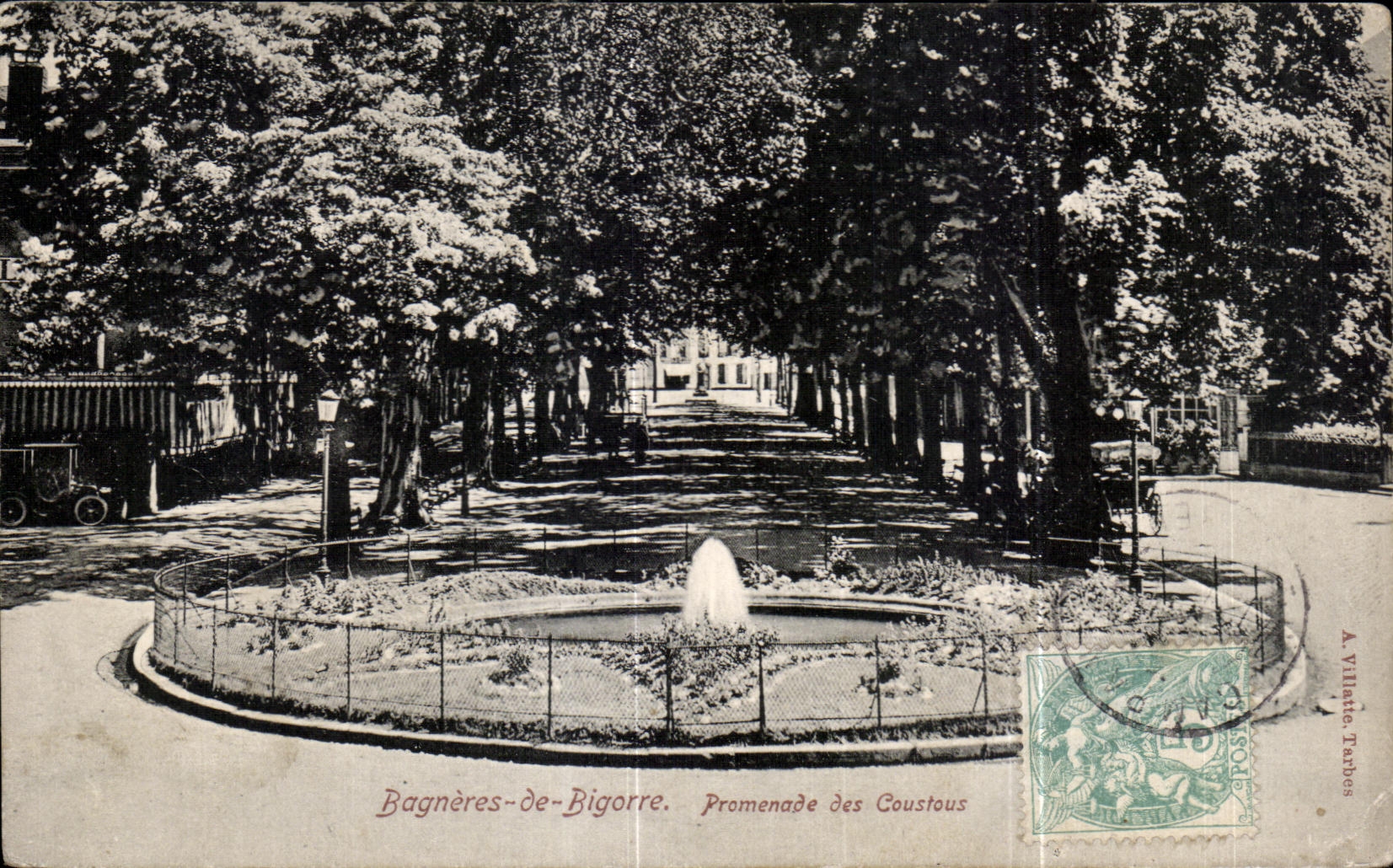 CPA Bagneres de Bigorre Walk of Coustous