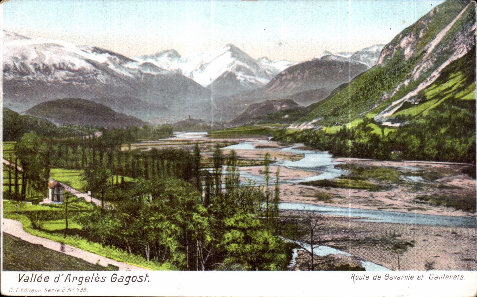 Camino de Argeles Gazost del valle de CPA de Gavarnie y de Cauterets