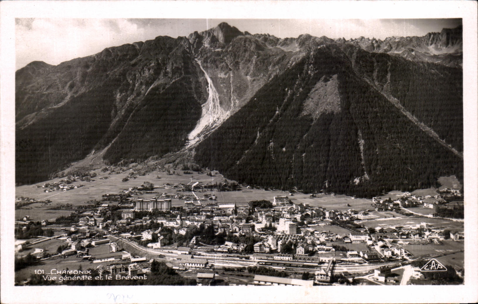 CPA Chamonix Seen And Brevent