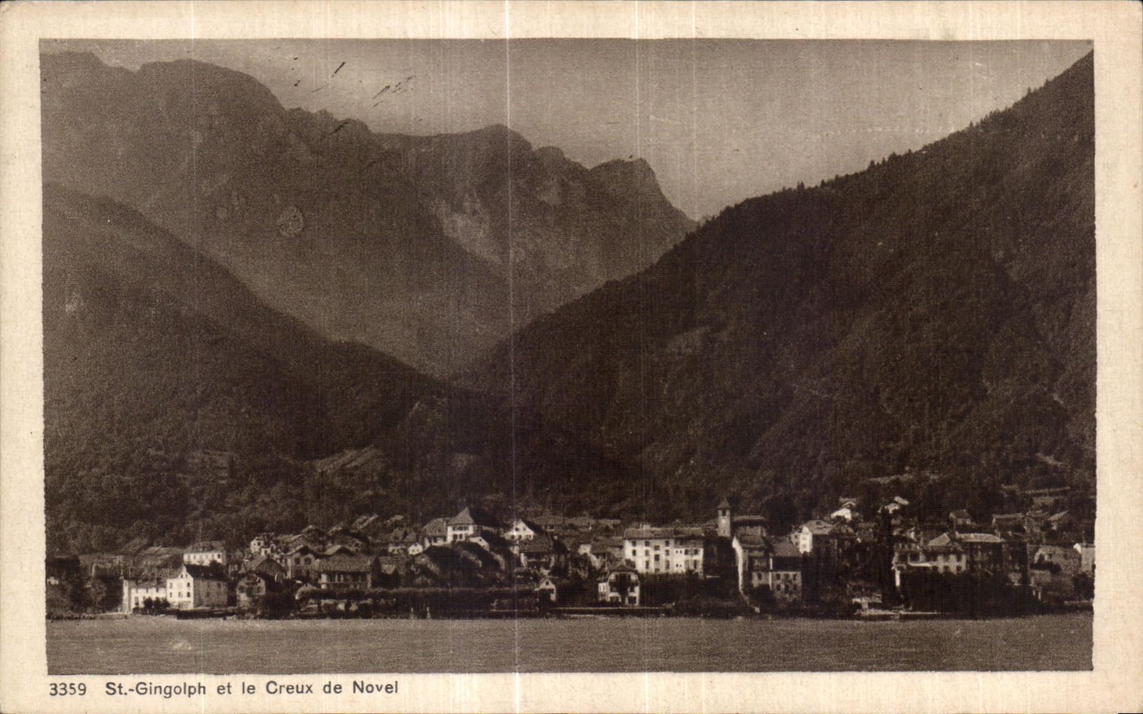 CPA St Gingolph et le Creux de Novel 